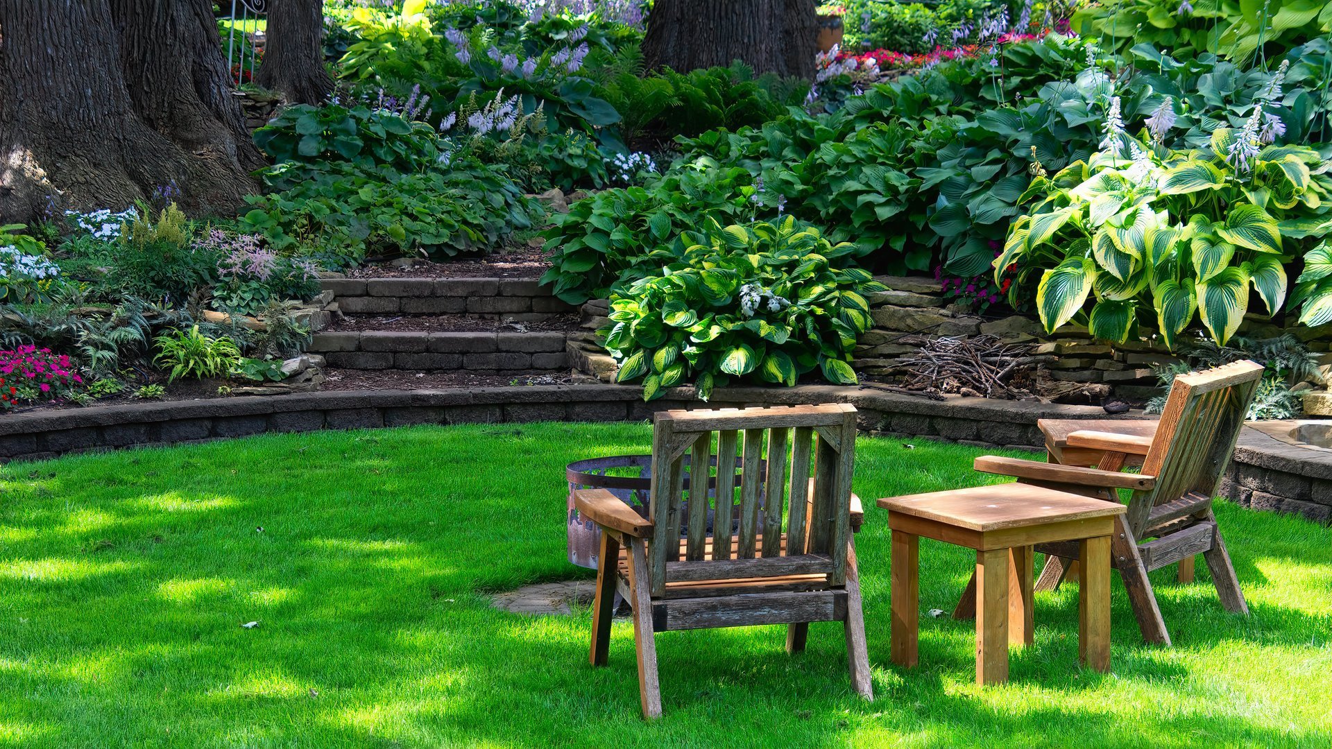 Beautiful landscaping transformation